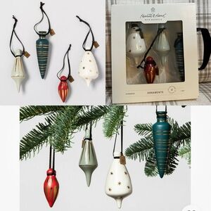 Hearth & Hand Magnolia 4 Pc Ornaments Set - New